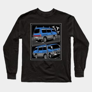 Jdm delica comic style 2 Long Sleeve T-Shirt